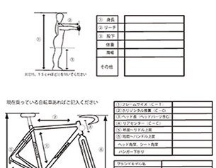 オーダーシート